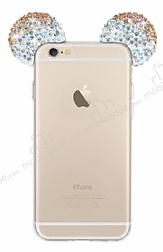 iPhone 6 / 6S Tal Kulakl Gold Silikon Klf