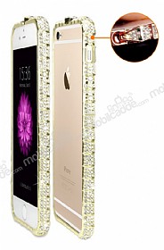 Eiroo iPhone 6 Plus / 6S Plus Tal Snake Bumper ereve Gold Klf
