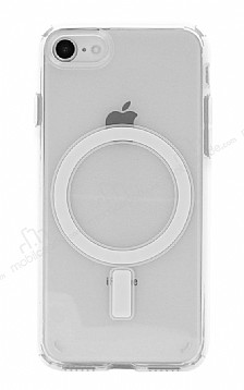 Eiroo iPhone 7 / 8 Manyetik zellikli Wireless effaf Silikon Klf