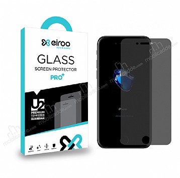 Eiroo iPhone iPhone 7 / 8 Privacy Tempered Glass Cam Ekran Koruyucu