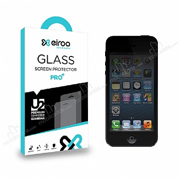 Eiroo iPhone SE / 5 / 5S / 5C Privacy Tempered Glass Premium Cam Ekran Koruyucu