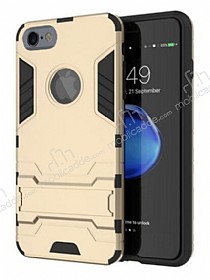Eiroo Iron Armor iPhone 6 Plus / 6S Plus Standl Ultra Koruma Gold Klf
