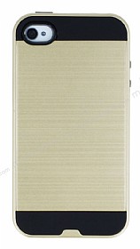 Eiroo Iron Shield iPhone 4 / 4S Ultra Koruma Gold Klf