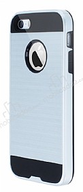 Eiroo Iron Shield iPhone SE / 5 / 5S Ultra Koruma Silver Klf