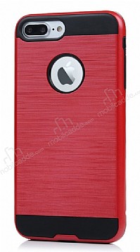 Eiroo Iron Shield iPhone 8 Plus Ultra Koruma Krmz Klf
