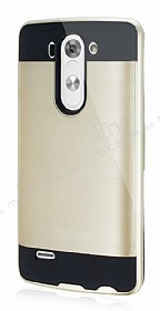 Eiroo Iron Shield LG G3 S / G3 Beat Ultra Koruma Gold Klf