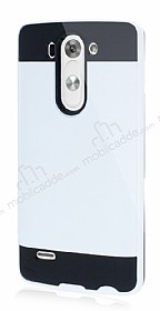 Eiroo Iron Shield LG G3 S / G3 Beat Ultra Koruma Beyaz Klf