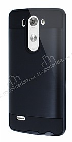 Eiroo Iron Shield LG G3 S / G3 Beat Ultra Koruma Siyah Klf