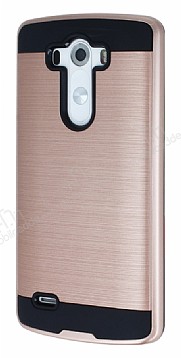 Eiroo Iron Shield LG G3 Ultra Koruma Rose Gold Klf