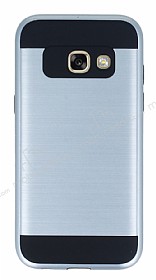 Eiroo Iron Shield Samsung Galaxy A3 2017 Ultra Koruma Silver Klf