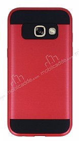 Eiroo Iron Shield Samsung Galaxy A3 2017 Ultra Koruma Krmz Klf