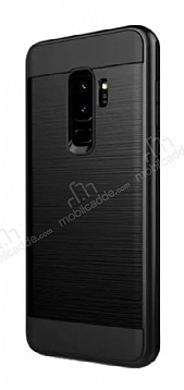 Eiroo Iron Shield Samsung Galaxy A6 Plus 2018 Ultra Koruma Siyah Klf