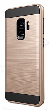 Eiroo Iron Shield Samsung Galaxy A8 Plus 2018 Ultra Koruma Gold Klf