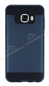 Eiroo Iron Shield Samsung Galaxy C5 Ultra Koruma Dark Silver Klf