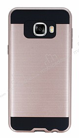 Eiroo Iron Shield Samsung Galaxy C5 Ultra Koruma Rose Gold Klf