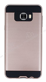 Eiroo Iron Shield Samsung Galaxy C7 SM-C7000 Ultra Koruma Rose Gold Klf