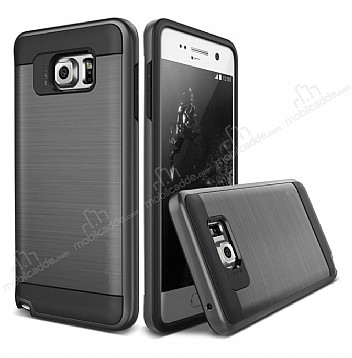 Eiroo Iron Shield Samsung Galaxy C7 Ultra Koruma Siyah Klf
