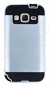 Eiroo Iron Shield Samsung Galaxy Core Prime Ultra Koruma Silver Klf