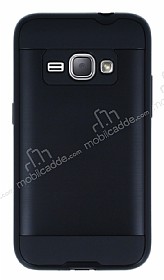 Eiroo Iron Shield Samsung Galaxy J1 2016 Ultra Koruma Siyah Klf