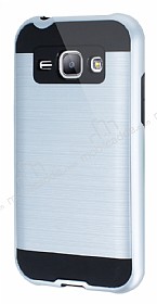Eiroo Iron Shield Samsung Galaxy J1 Ultra Koruma Silver Klf
