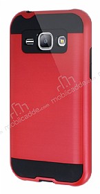 Eiroo Iron Shield Samsung Galaxy J1 Ultra Koruma Krmz Klf