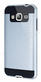 Eiroo Iron Shield Samsung Galaxy J3 Ultra Koruma Silver Klf