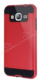 Eiroo Iron Shield Samsung Galaxy J3 Ultra Koruma Krmz Klf