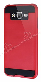 Eiroo Iron Shield Samsung Galaxy J5 Ultra Koruma Krmz Klf