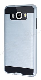 Eiroo Iron Shield Samsung Galaxy J7 2016 Ultra Koruma Silver Klf