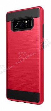 Eiroo Iron Shield Samsung Galaxy Note 8 Ultra Koruma Krmz Klf