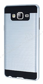 Eiroo Iron Shield Samsung Galaxy On7 Ultra Koruma Silver Klf