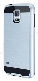 Eiroo Iron Shield Samsung Galaxy S5 Ultra Koruma Silver Klf