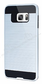 Eiroo Iron Shield Samsung Galaxy S6 Edge Plus Ultra Koruma Silver Klf