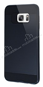 Eiroo Iron Shield Samsung Galaxy S6 Edge Plus Ultra Koruma Siyah Klf