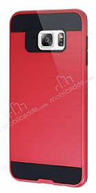 Eiroo Iron Shield Samsung Galaxy S6 Edge Plus Ultra Koruma Krmz Klf
