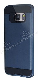Eiroo Iron Shield Samsung Galaxy S7 Edge Ultra Koruma Lacivert Klf