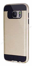 Eiroo Iron Shield Samsung Galaxy S7 Ultra Koruma Gold Klf