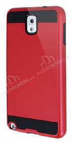 Eiroo Iron Shield Samsung N9000 Galaxy Note 3 Ultra Koruma Krmz Klf