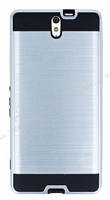 Eiroo Iron Shield Sony Xperia C5 Ultra Ultra Koruma Silver Klf