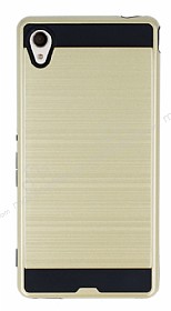 Eiroo Iron Shield Sony Xperia M4 Aqua Ultra Koruma Gold Klf
