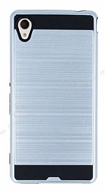 Eiroo Iron Shield Sony Xperia M4 Aqua Ultra Koruma Silver Klf
