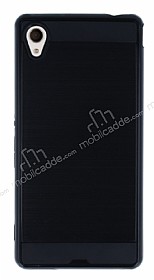 Eiroo Iron Shield Sony Xperia M4 Aqua Ultra Koruma Siyah Klf