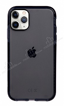 Eiroo Jelly iPhone 11 Pro Max Siyah Silikon Klf
