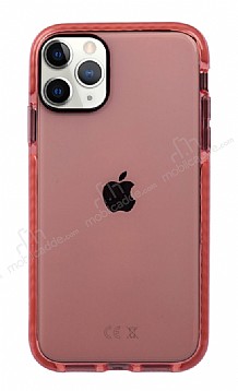 Eiroo Jelly iPhone 12 Pro Max 6.7 in Krmz Silikon Klf