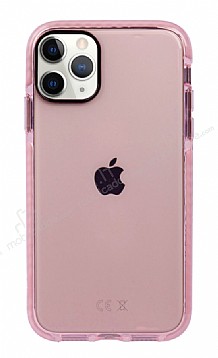 Eiroo Jelly iPhone 12 Pro Max 6.7 in Pembe Silikon Klf