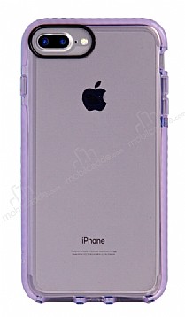 Eiroo Jelly iPhone 7 Plus / 8 Plus Mor Silikon Klf