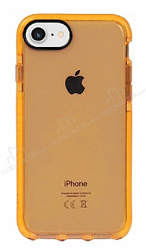 Eiroo Jelly iPhone 7 / 8 Turuncu Silikon Klf