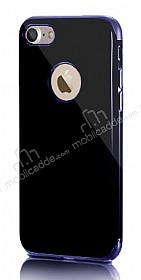 Eiroo Jet Fit iPhone 6 / 6S Dark Silver Kenarl Jet Black Silikon Klf