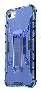 Eiroo Juno iPhone 7 / 8 Standl Ultra Koruma Mavi Klf