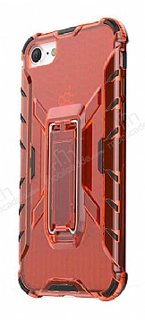 Eiroo Juno iPhone 7 / 8 Standl Ultra Koruma Krmz Klf